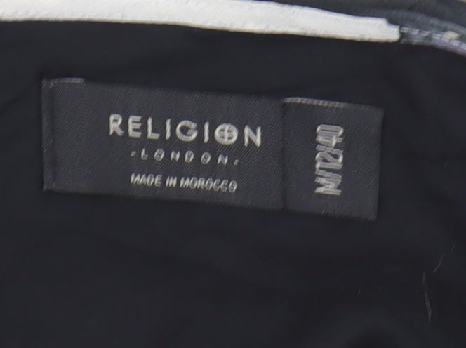 Religion Women's Multicoloured Cropped Blouse - Size 12