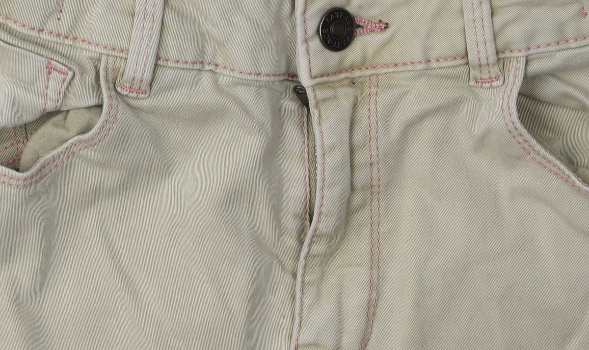 FatFace Girls Beige Straight Jeans 10-11 Years