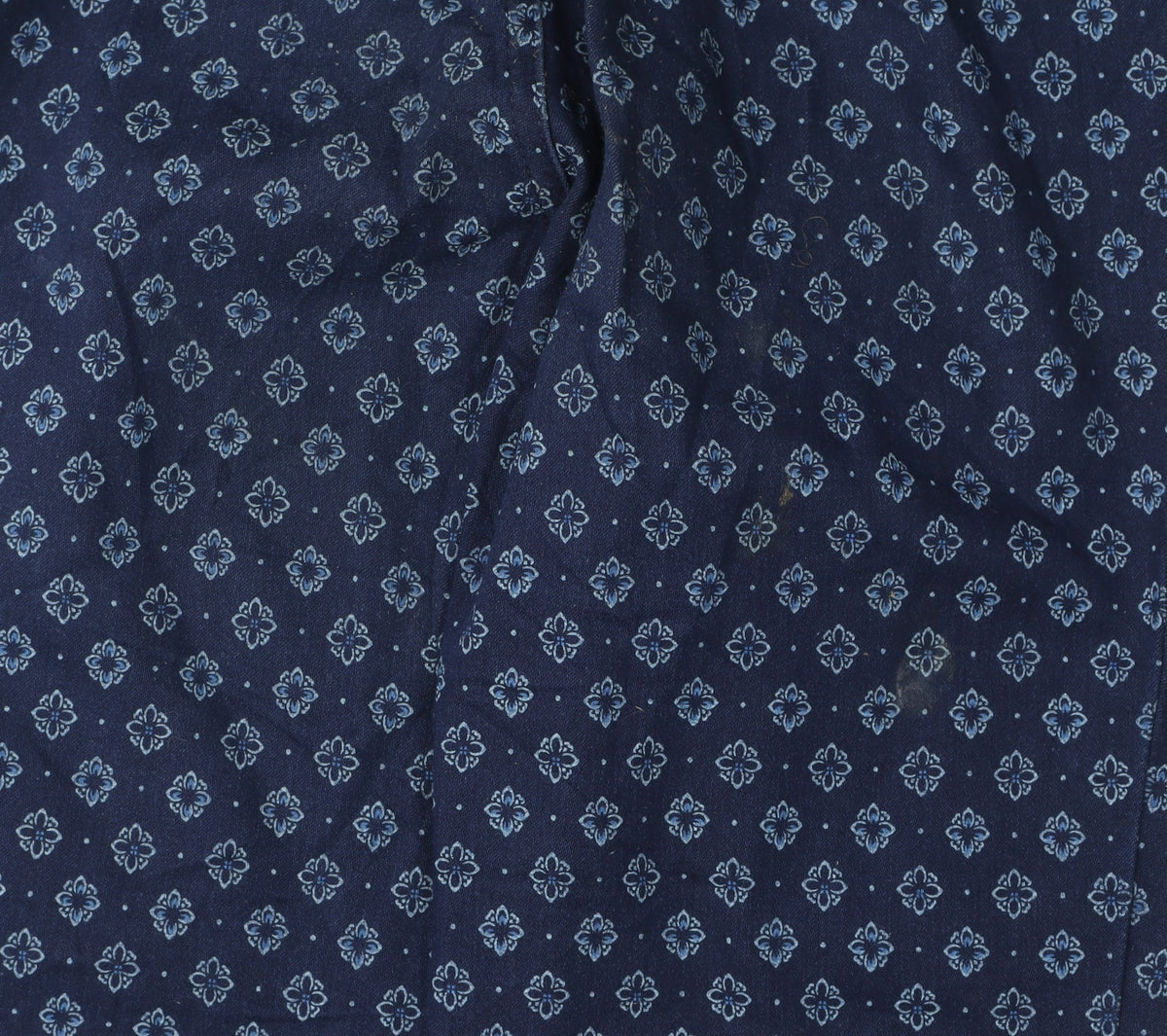 b.young Women's Blue Geometric Skinny Trousers Size 8