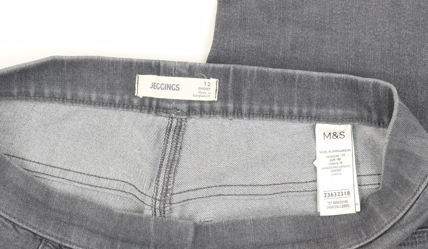 Marks & Spencer Grey Jeggings - Women's Size 12