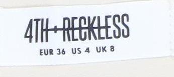 4th & Reckless Women's Beige Chino Trousers Size 8