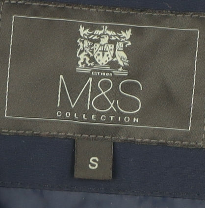 Marks & Spencer Women's Blue Quilted Jacket S