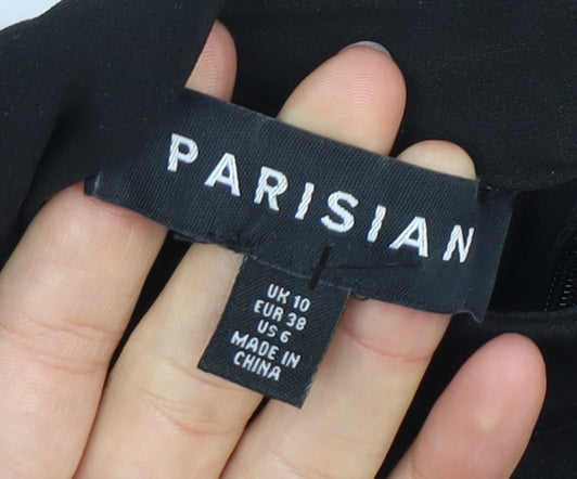Parisian Women's Black Bodycon Dress Size 10