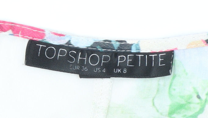 Topshop Petite Floral Blouse for Women, UK 8