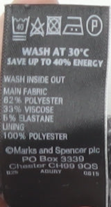 Marks & Spencer Women’s Grey Midi Skirt Size 14