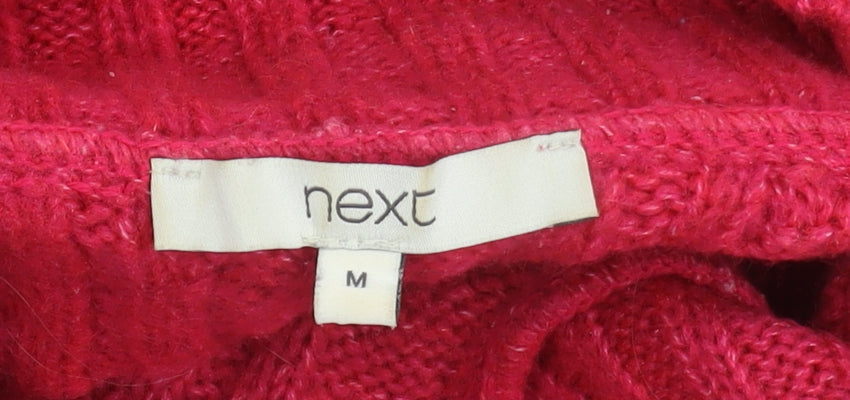 Next Women's Red Roll Neck Jumper M