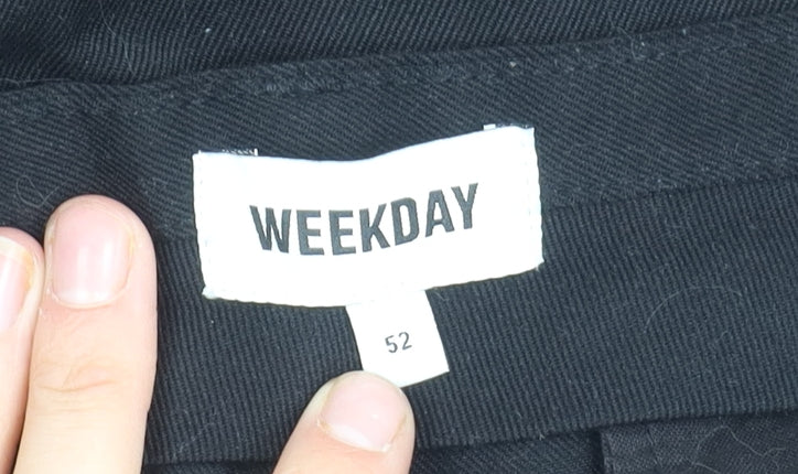 Weekday Men's Black Trousers Size 52