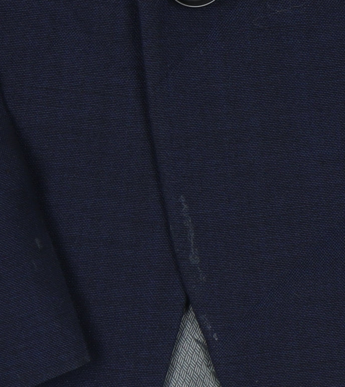 Next Men's Blue Regular Fit Blazer, 42, Autumn/Winter