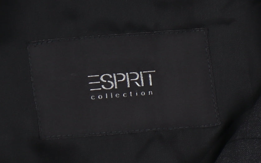 Additional view of ESPRIT Men's Black Blazer 44R Regular Wool Jacket