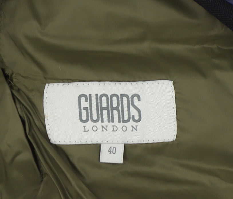 Guards London Men's Blue Regular Puffer Jacket 40