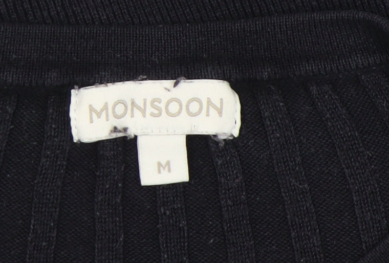 Monsoon Women's Black Pullover Jumper Size M