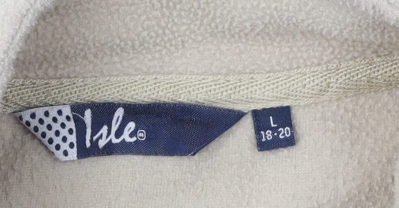 Isle Beige Women's Fleece Jacket Size L