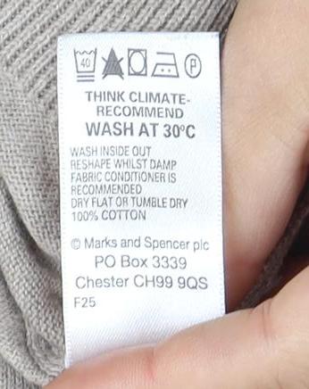 Marks & Spencer Women's Beige Sleeveless Knit Vest