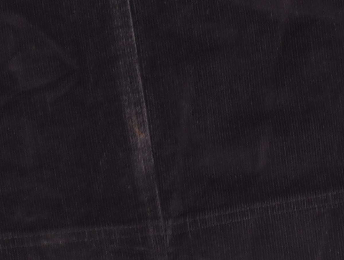 Mandarin Women's Black Corduroy Pencil Skirt with Pockets - Size 8