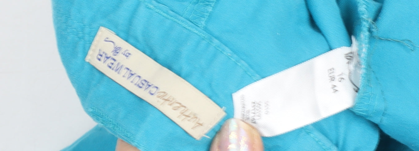 Athletic Casualwear Women's Blue Capri Trousers Size 16