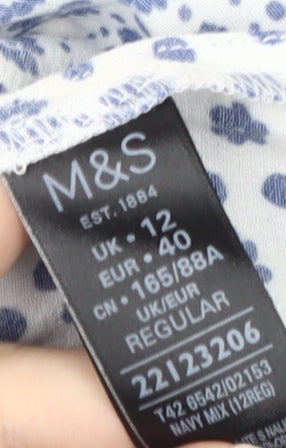 Marks & Spencer Women’s White Paisley Dress