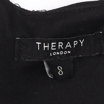 Therapy Black Dress Women Size 8 - Elegant Evening Wear