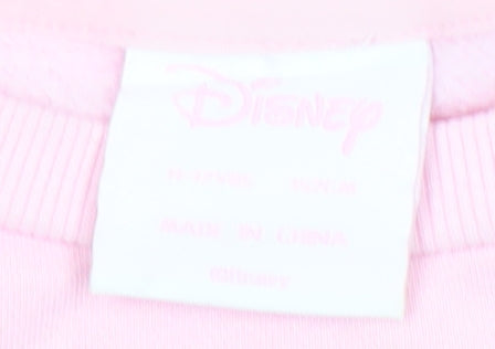 Additional view of Disney Pink Angel girls’ pullover sweatshirt, m, graphic print