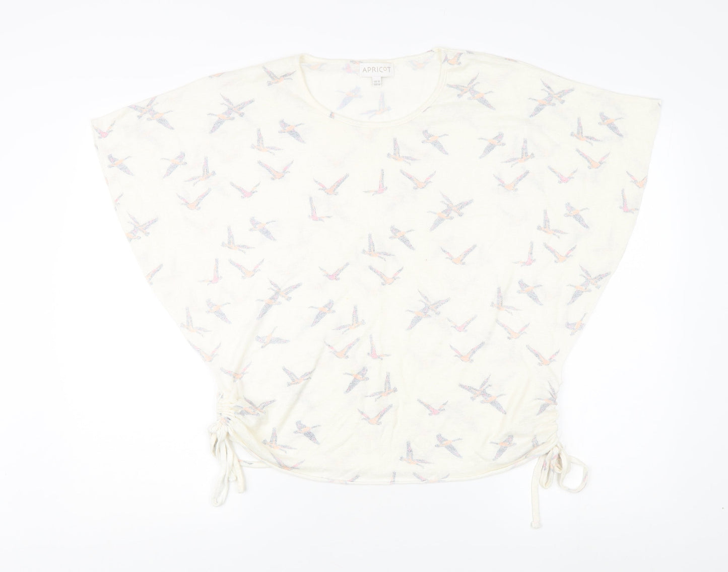 Apricot Women's Ivory Bird Tunic Blouse Size 12