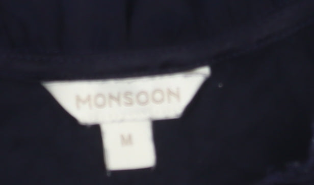 Monsoon Women's Black Sleeveless Blouse, M
