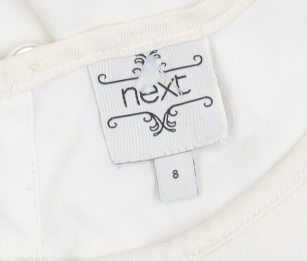 Next Women's Ivory Tank Top - Size 8, Casual Wear