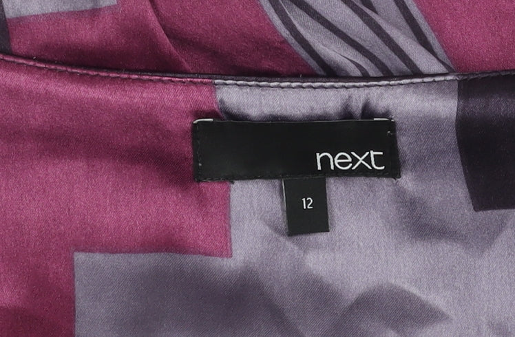Next Women's Multicoloured Geometric Top Size 12