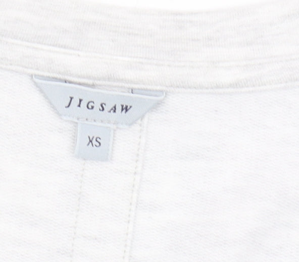 Jigsaw Women's White V-Neck Top XS
