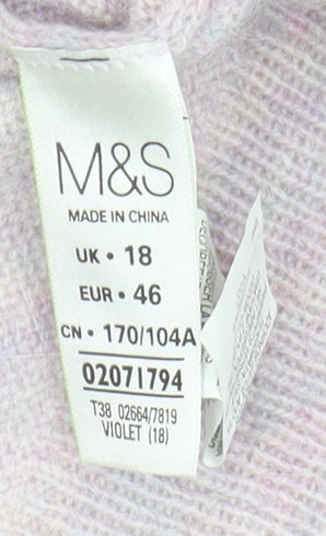 Marks & Spencer Women’s Multicoloured Jumper Size 18