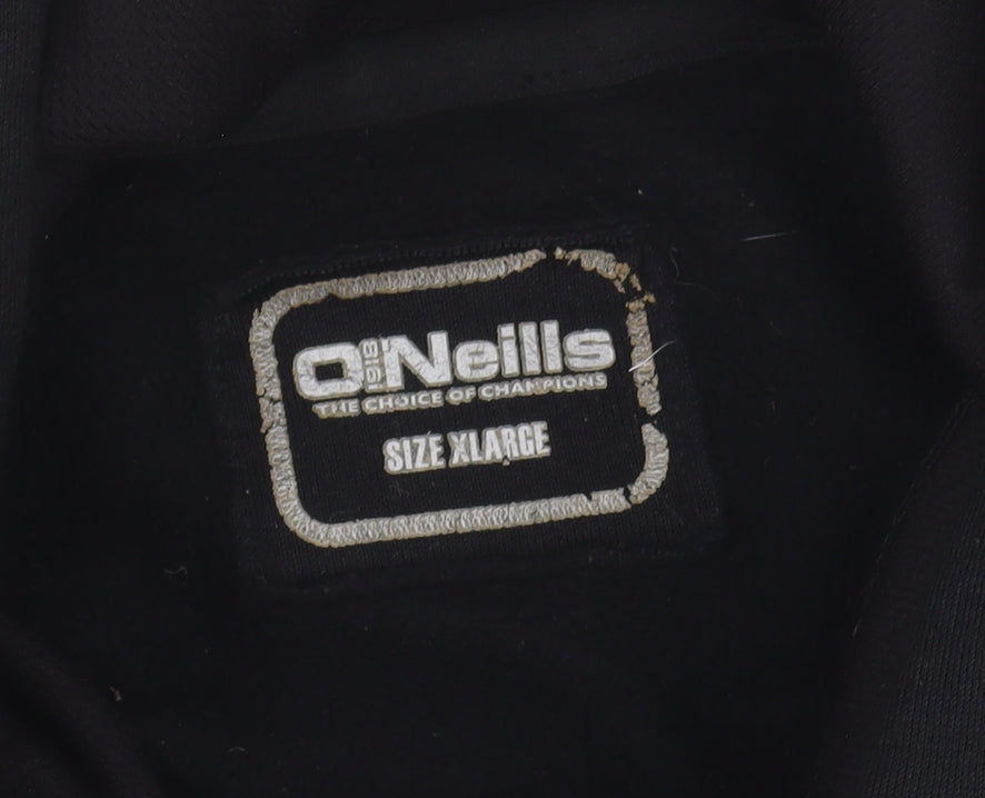 O'Neill Men's XL Black Hoodie with Graphic Print