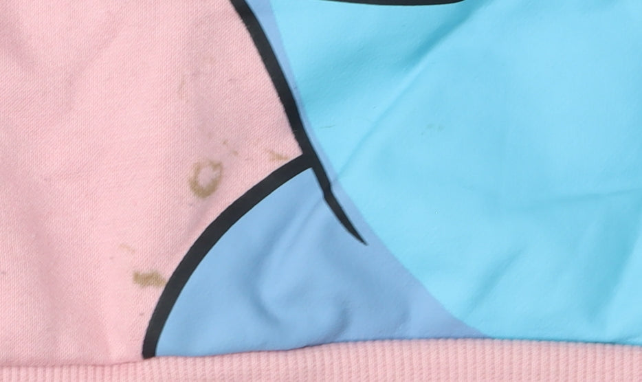 Additional view of Disney at Primark girls’ pink stitch pullover sweatshirt 13-14y