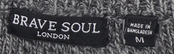 Brave Soul Women’s Grey Pullover Jumper M