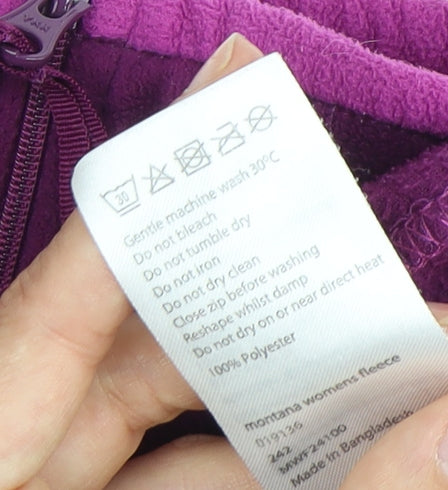 Mountain Warehouse Women's Purple Fleece Sweatshirt Size 12