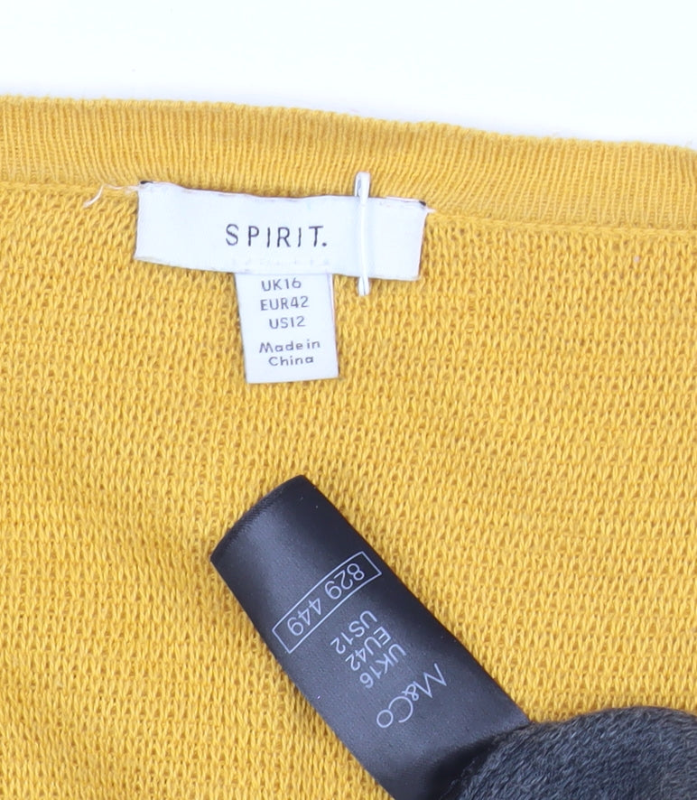 SPIRIT Women's Multicoloured Cardigan Size 16