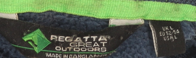 Regatta Men's Blue Pullover Fleece Sweatshirt L