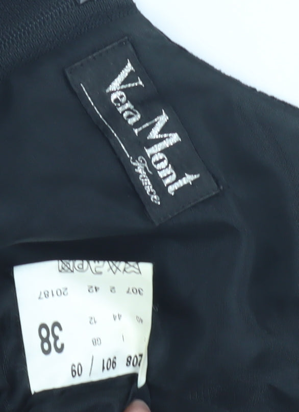Vera Mont Women's Black Sleeveless Dress Size 10