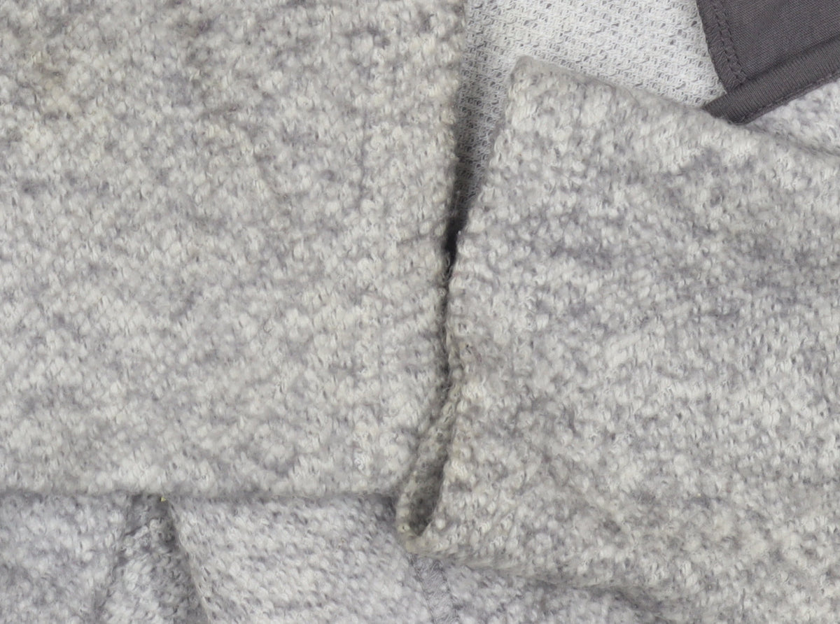 Next Women's Grey Wool Blend Petite Coat Size 12