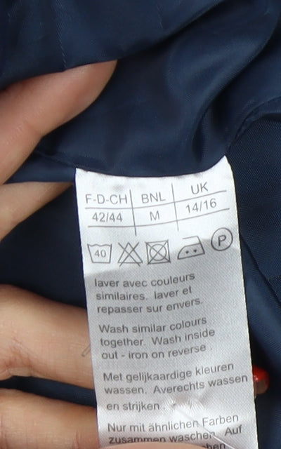 Damart Women's Blue Quilted Jacket Size 14