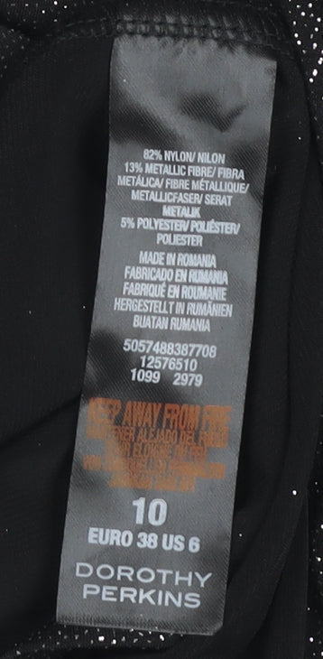 Dorothy Perkins Black Women's Party Jacket Size 10