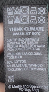 Marks & Spencer Women's Green A-Line Skirt, Size 14