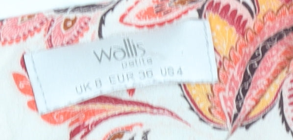 Wallis Petites Multicoloured Paisley Shift Dress