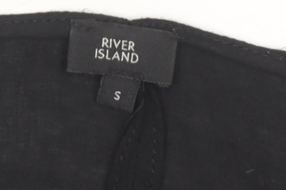 River Island Women’s Black Dolman Sleeve Top
