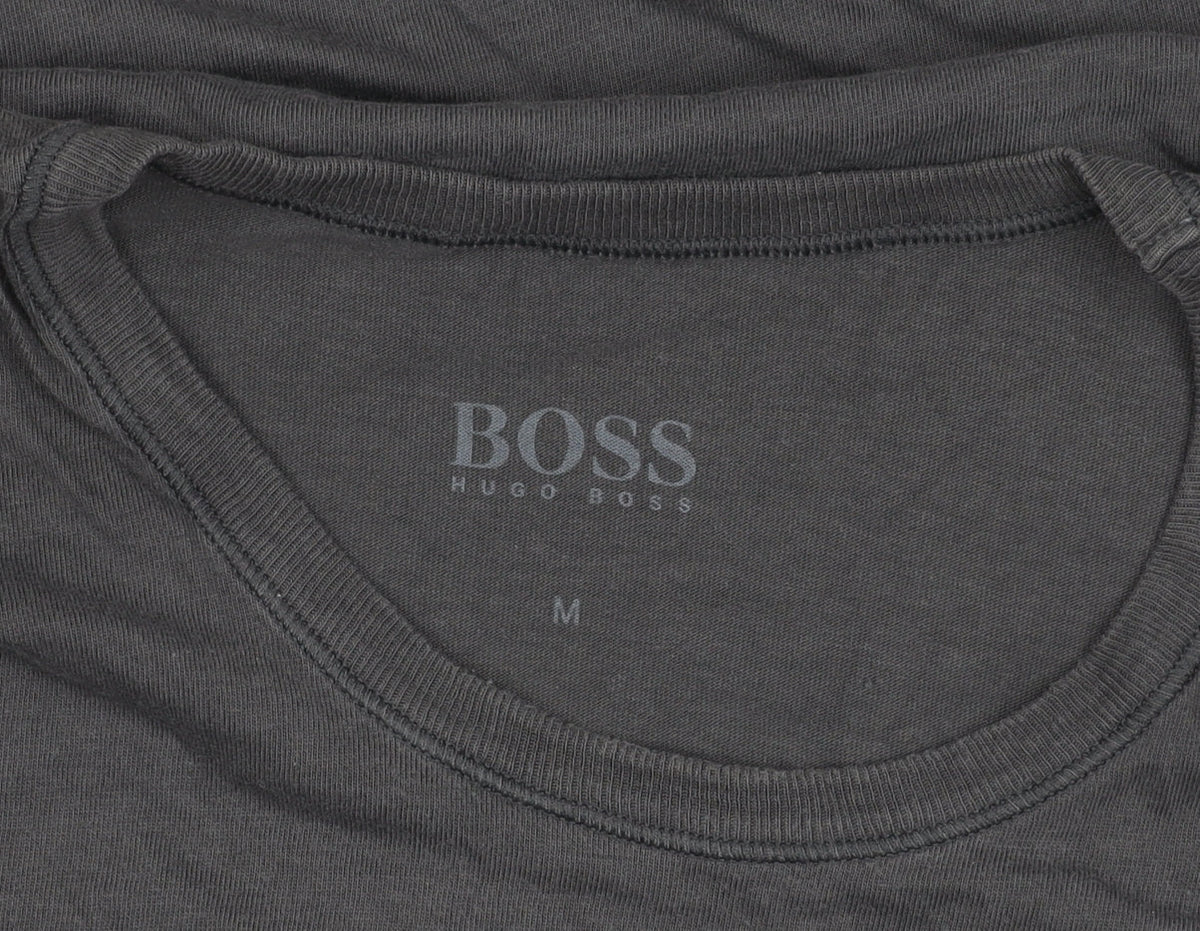 Hugo Boss Men's Grey Medium Crew Neck T-Shirt