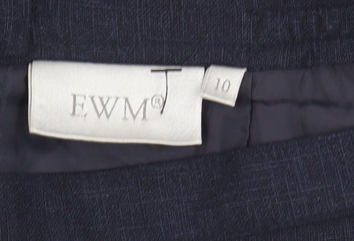 EWM Women's Blue Skirt Size 10 Elegant Design