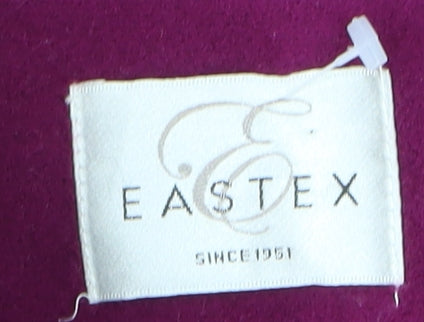 Eastex Women's Purple Wool Pea Coat Size 10 Classic Style