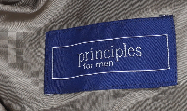 Principles Men's Beige 42L Blazer Jacket