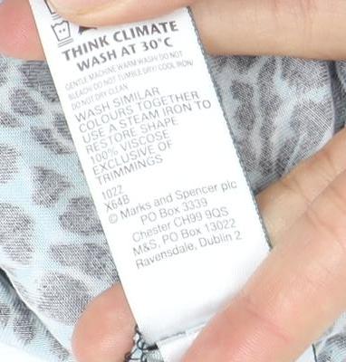 Marks & Spencer Women's Animal Print Dress, Size 12