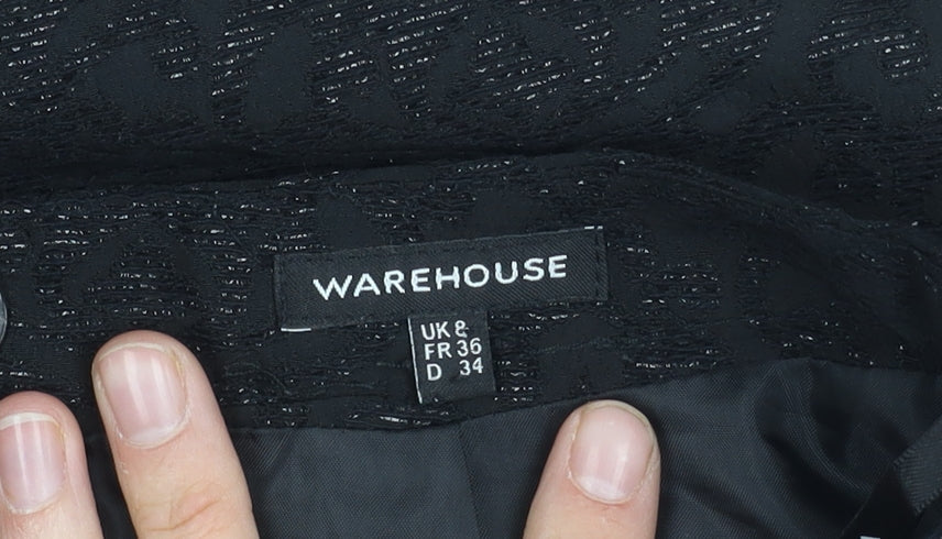 Warehouse Women's Black Pencil Skirt Size 8