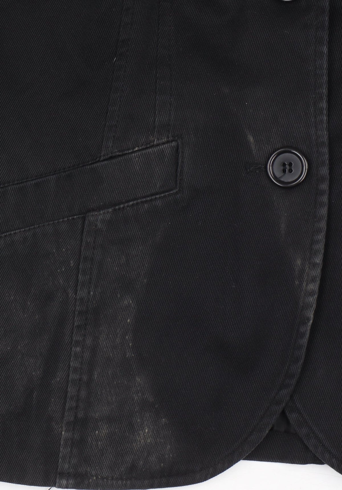 H&M Women's Black Regular Fit Blazer, Size 8, Notch Lapel