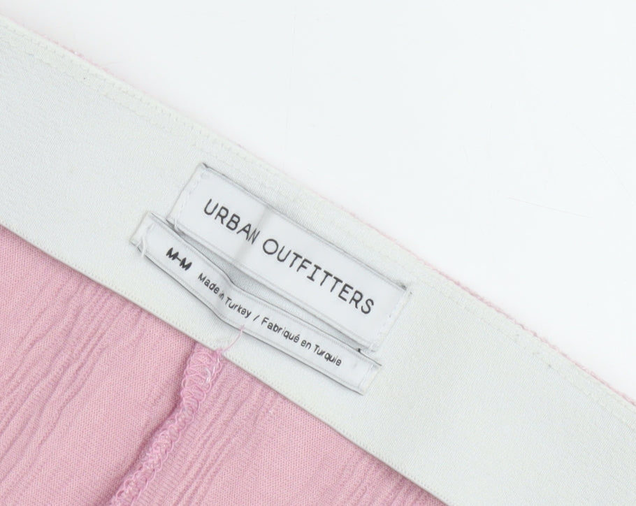 Urban Outfitters Women's Pink Midi Skirt, Size M