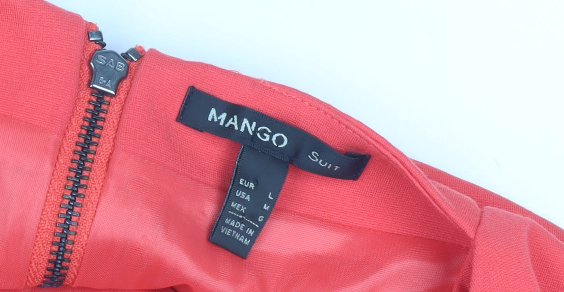 Mango Red Sheath Dress, Women, Size 12, Party Wear